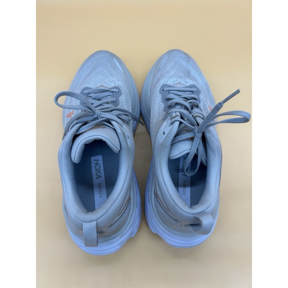 Hoka One One Bondi 8 Shoes Harbor Mist/Lunar Rock Women's Size 10B - Picture 9 of 9